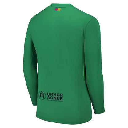 Maillot Barcelone Joan Garcia Gardien Homme Manches Longues 2025 2026 Vert