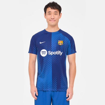 Maillot Training Barcelone 2024 Homme/Enfant Jaune