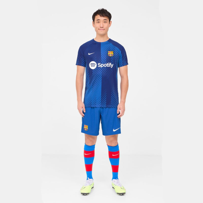 Maillot Training Barcelone 2024 Homme/Enfant Bleu