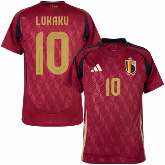 Maillot Belgique Lukaku Domicile 2025 2026 Homme