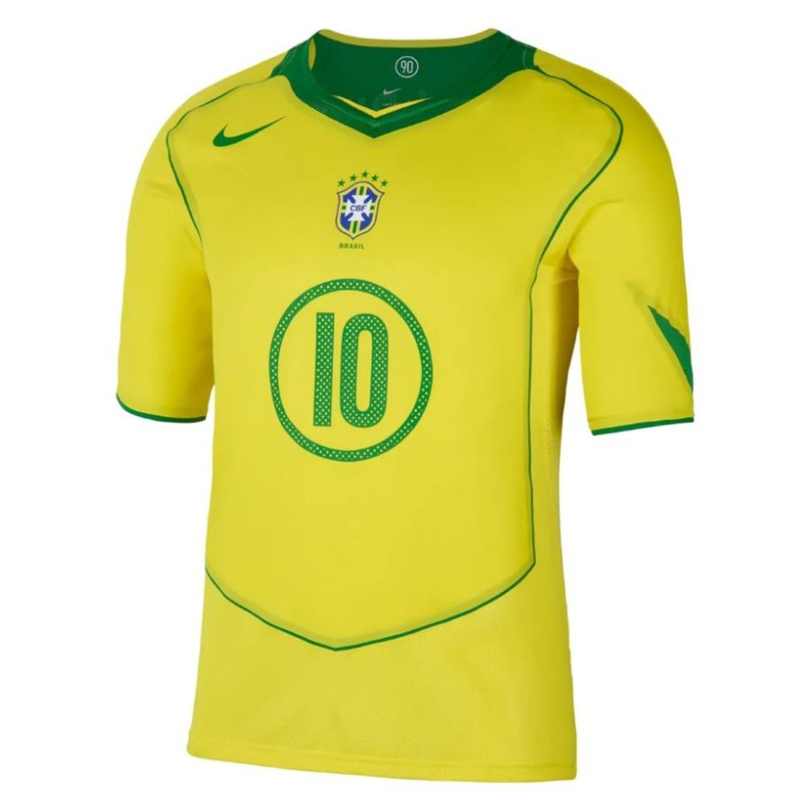 Maillot Bresil 2004 Restock Ronaldinho Homme