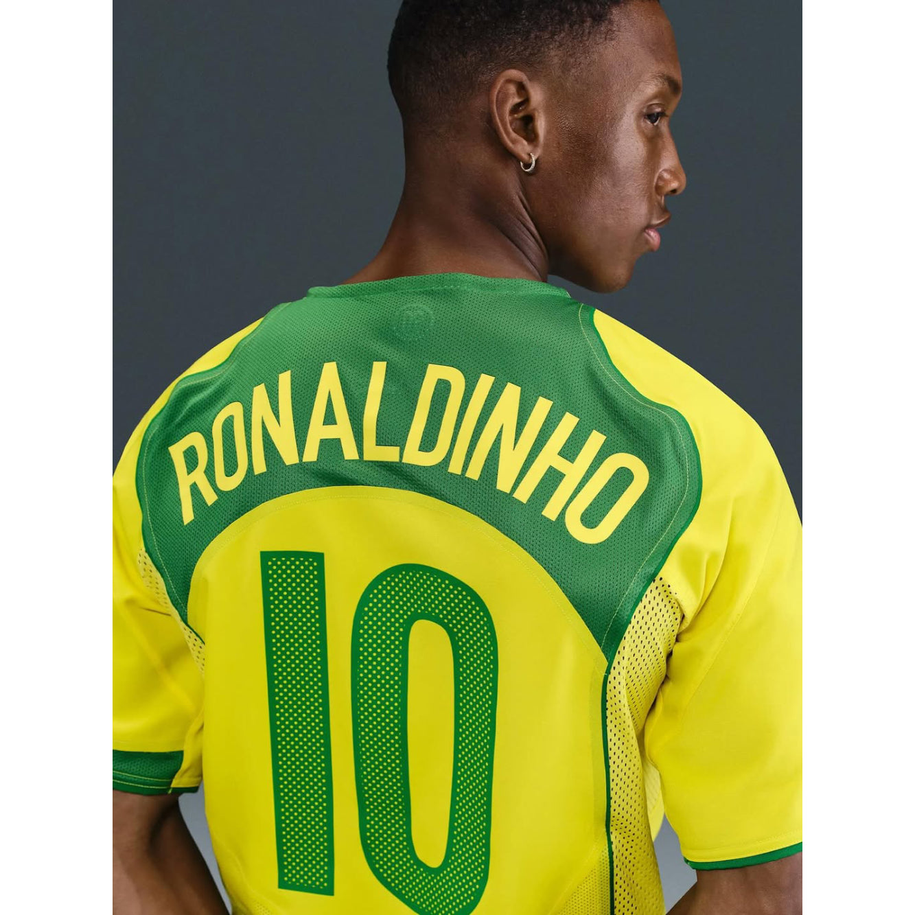 Maillot Bresil 2004 Restock Ronaldinho Homme