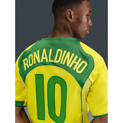 Maillot Bresil 2004 Restock Ronaldinho Homme