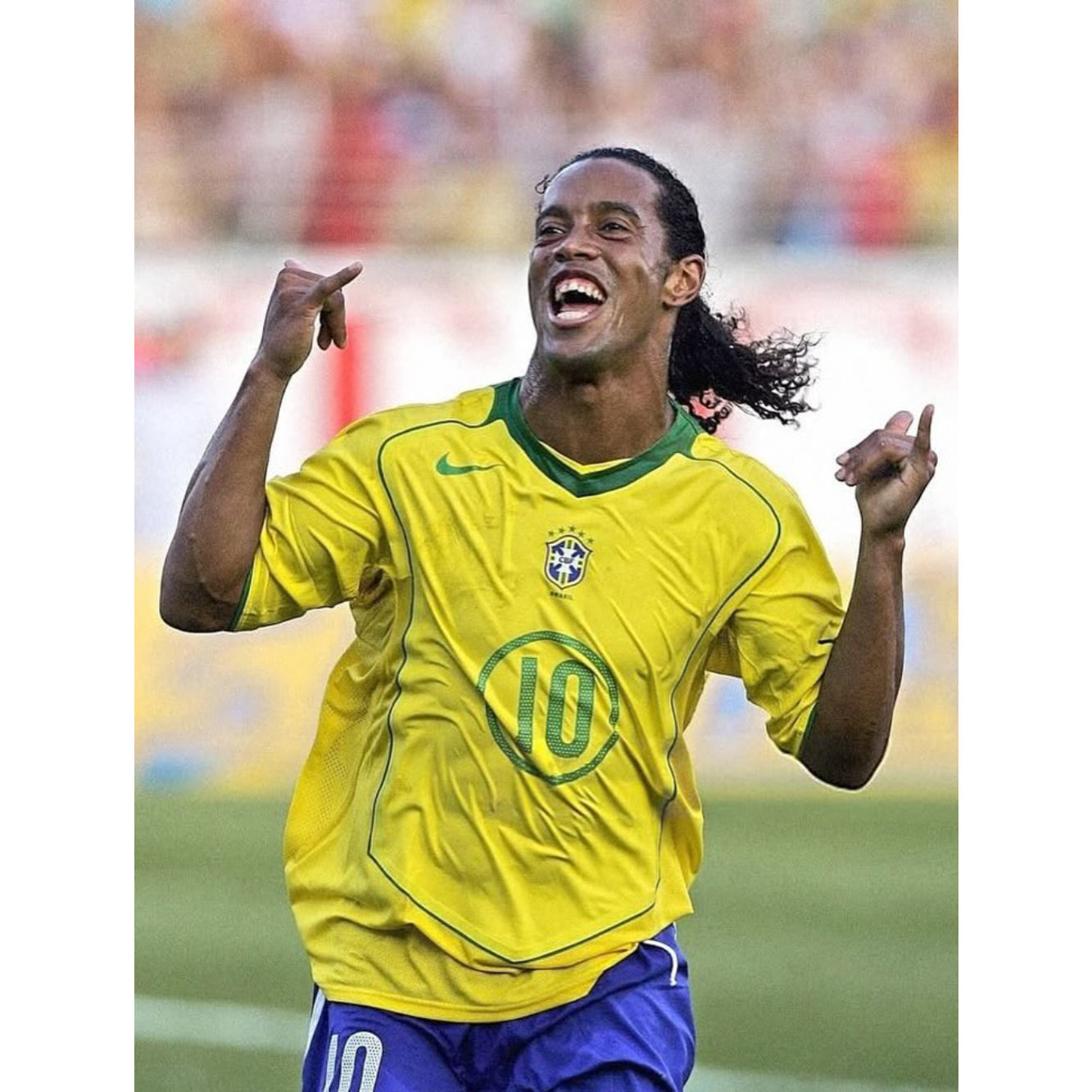 Maillot Bresil 2004 Restock Ronaldinho Homme