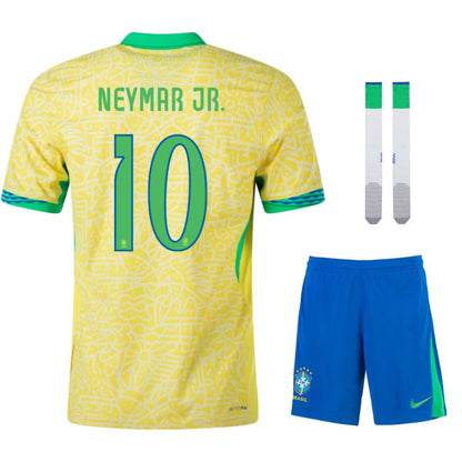 Maillot Brésil Kit Enfant Domicile 2024 2025
