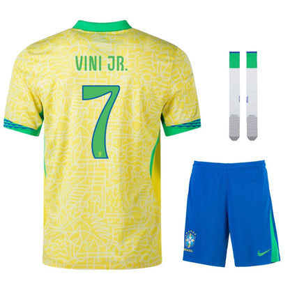 Maillot Brésil Kit Enfant Domicile 2024 2025