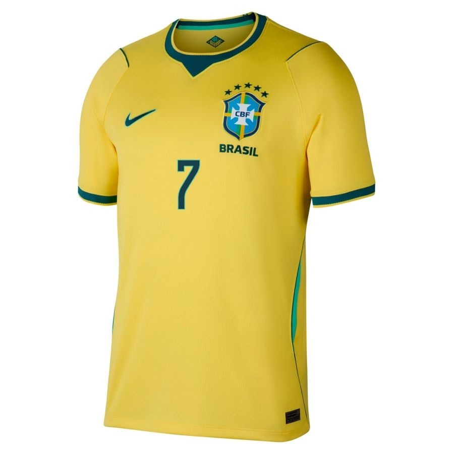 Maillot Bresil Vini Jr. Homme Domicile 2026 2027