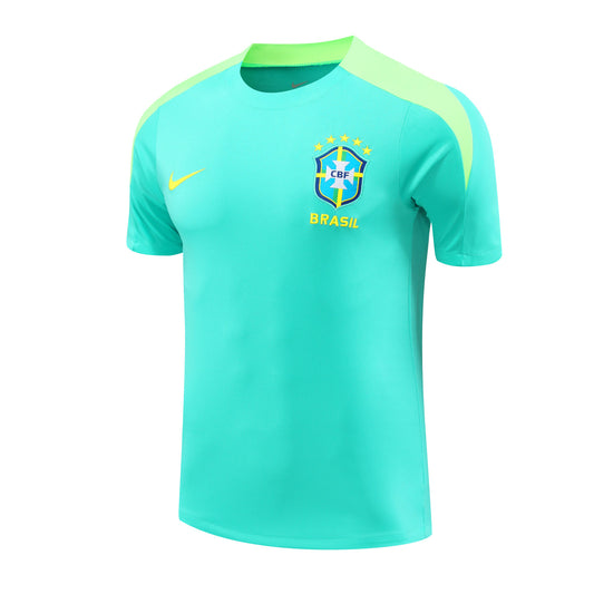 Maillot Training Brésil Vert Homme/Enfant 2025 2026