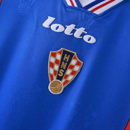 Maillot Croatie Retro Vintage 1998 Exterieur Homme