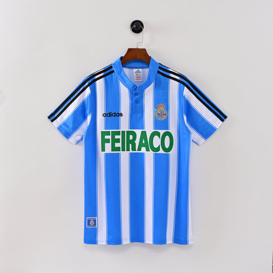 Maillot Déportivo de La Corogne Retro Vintage 1997-1998 Domicile Homme