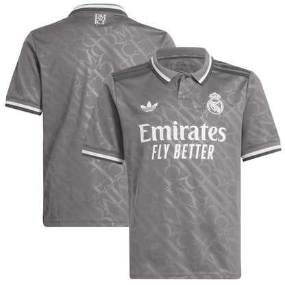 Maillot Mbappe Real Madrid Kit Enfant Third 2024 2025 Noir