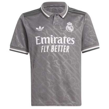 Maillot Mbappe Real Madrid Kit Enfant Third 2024 2025 Noir