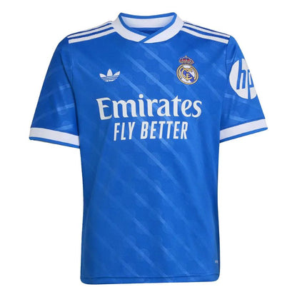 Maillot Kit Enfant Real Madrid Third Bleu 2025 2026