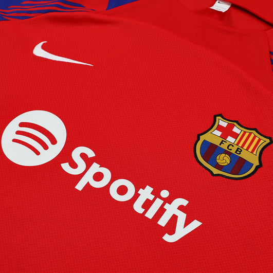 Maillot Training Barcelone Rouge Homme/Enfant 2023-2024