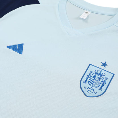 Maillot Training Espagne Bleu Clair Homme/Enfant 2023-2024