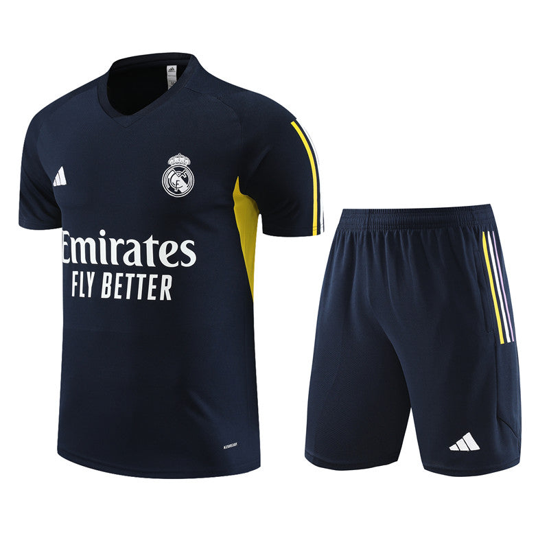 Maillot Training Real Madrid Noir Homme/Enfant 2023-2024