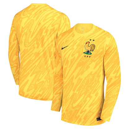 Maillot France Gardien Domicile Manches Longues 2024 2025 Homme