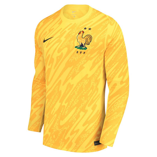 Maillot France Gardien Domicile Manches Longues 2024 2025 Homme