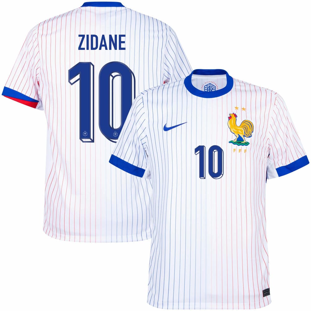 Maillot Zidane Equipe de France Exterieur 2024 2025 Homme
