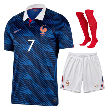 Nouveau Maillot Kit Enfant France Dembele Domicile Coupe du Monde 2026