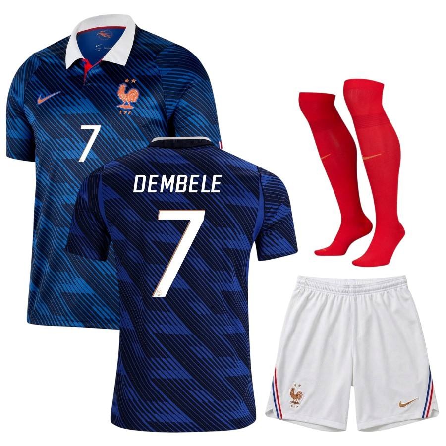 Nouveau Maillot Kit Enfant France Domicile Coupe du Monde 2026