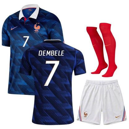 Nouveau Maillot Kit Enfant France Domicile Coupe du Monde 2026