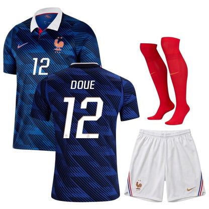 Nouveau Maillot Kit Enfant France Doue Domicile Coupe du Monde 2026
