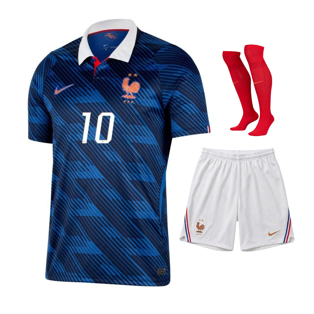 Nouveau Maillot Kit Enfant France Mbappe Domicile Coupe du Monde 2026