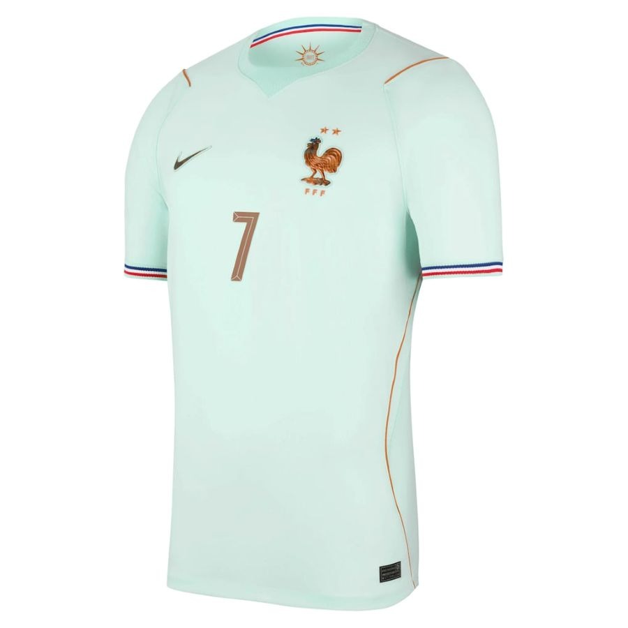 Nouveau Maillot France Dembele Exterieur Vert Coupe du Monde 2026 Homme