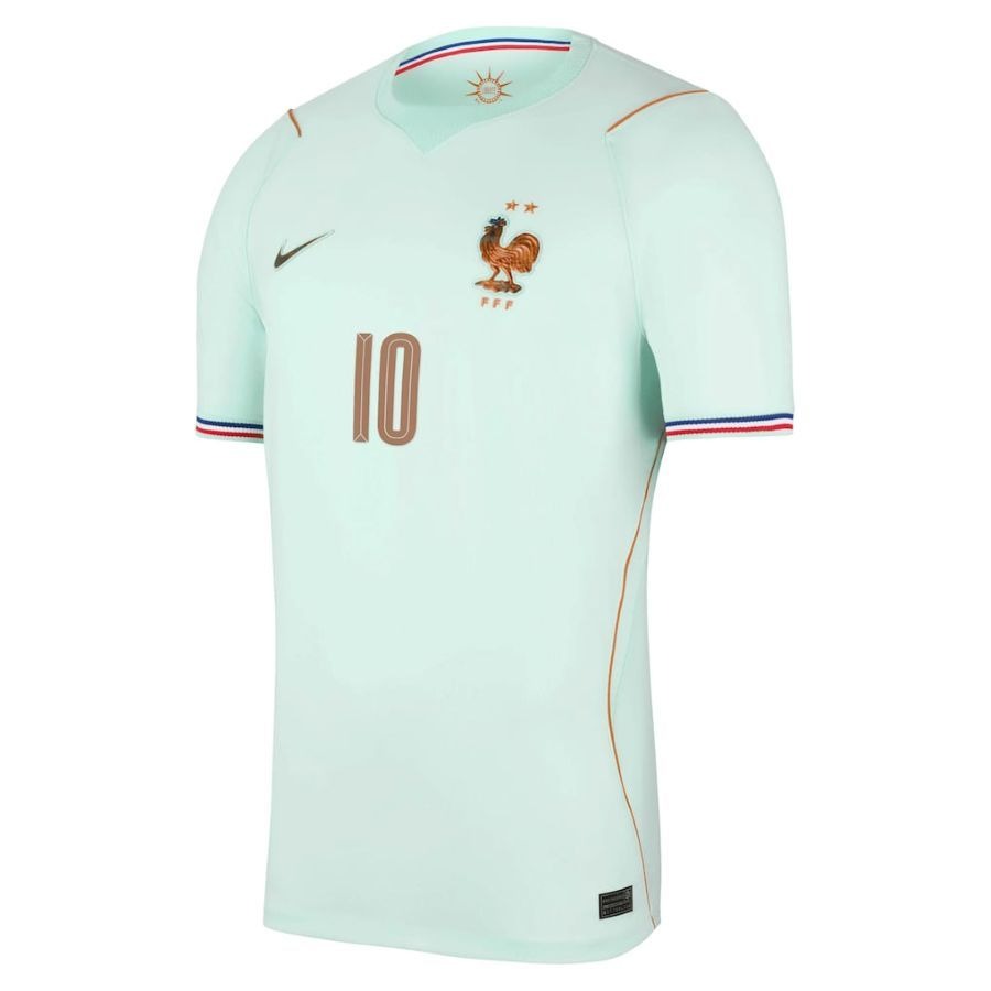 Nouveau Maillot France Mbappe Exterieur Vert Coupe du Monde 2026 Homme