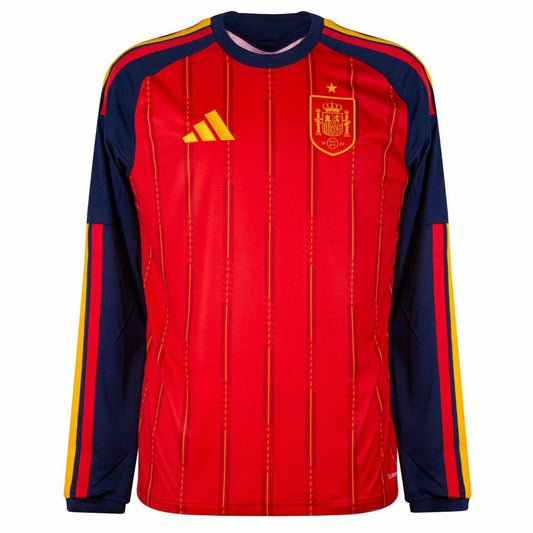 Maillot Espagne Homme Domicile Manches Longues 2026 2027