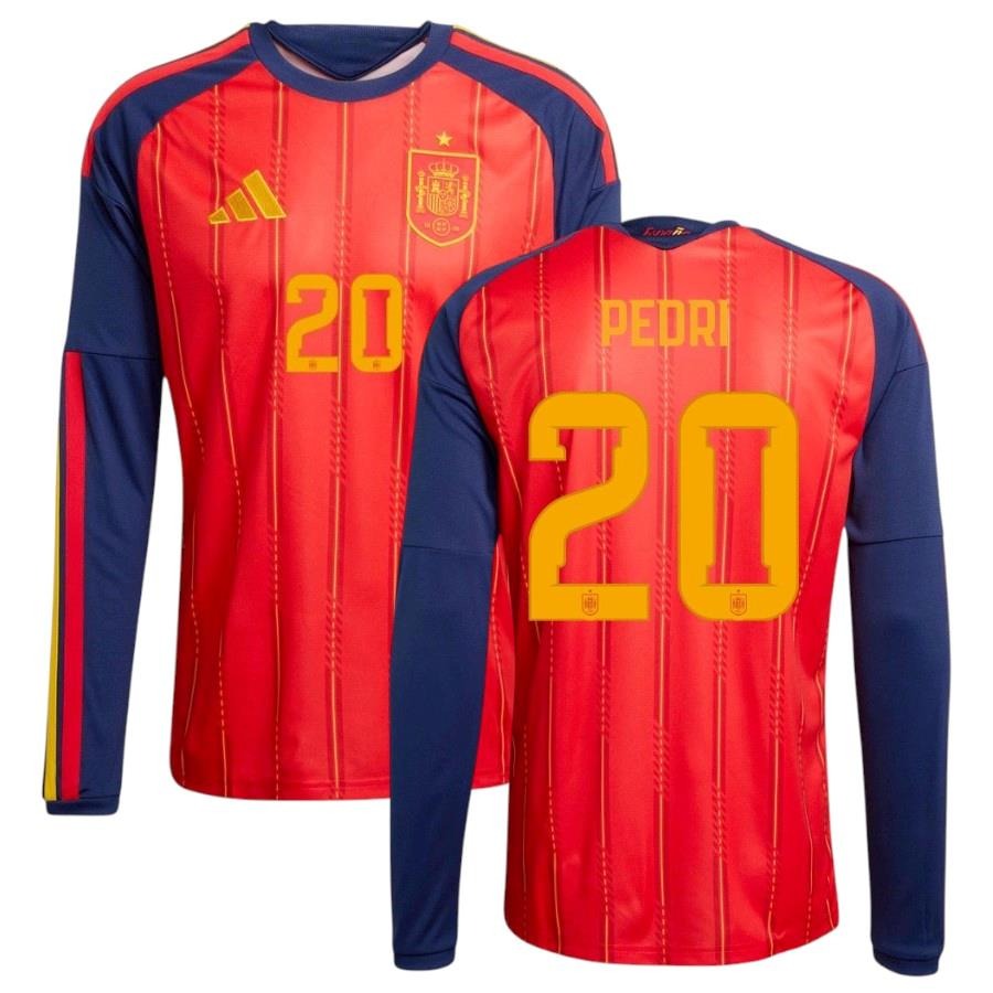 Maillot Espagne Homme Domicile Manches Longues 2026 2027