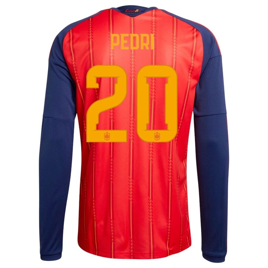 Maillot Espagne Homme Domicile Manches Longues 2026 2027