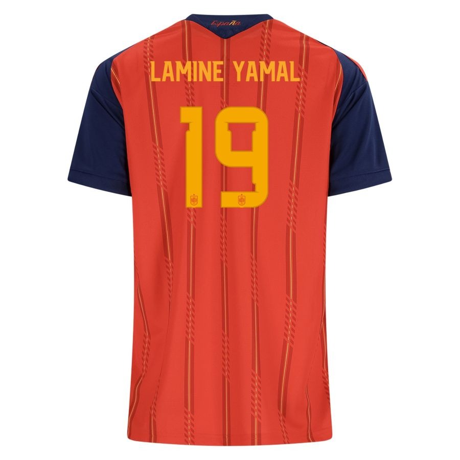 Maillot Espagne Lamine Yamal 19 Femme Domicile 2026 2027