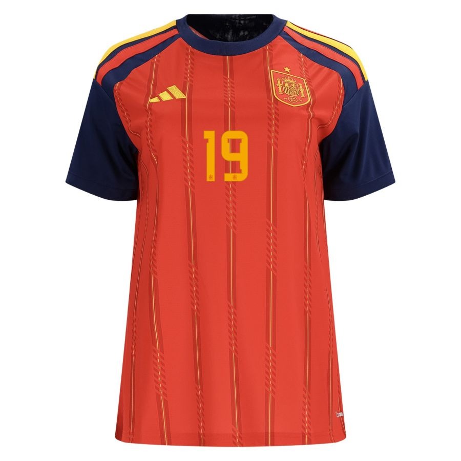 Maillot Espagne Lamine Yamal 19 Femme Domicile 2026 2027