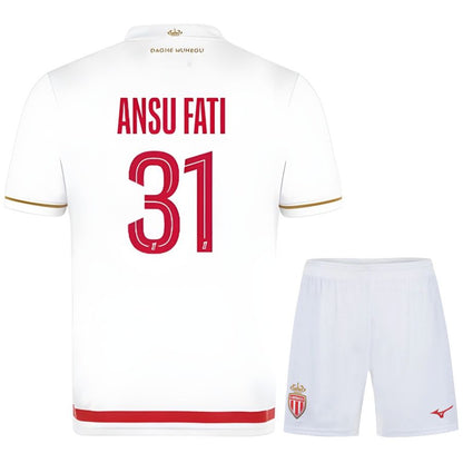 Maillot AS Monaco Enfant Domicile 2025 2026