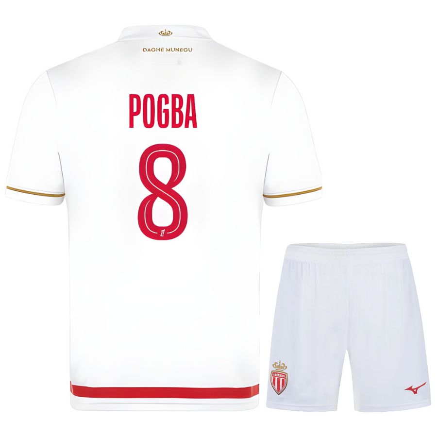 Maillot AS Monaco Enfant Domicile 2025 2026