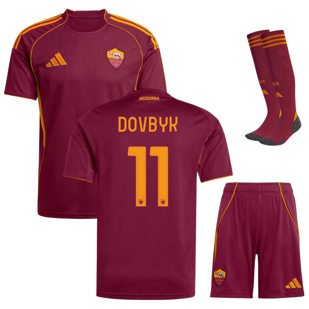 Maillot Kit Enfant AS Roma Domicile 2025 2026