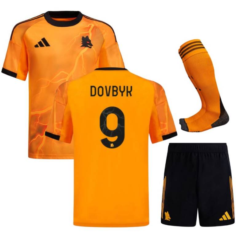 Maillot AS Roma Exterieur Kit Enfant 2025 2026
