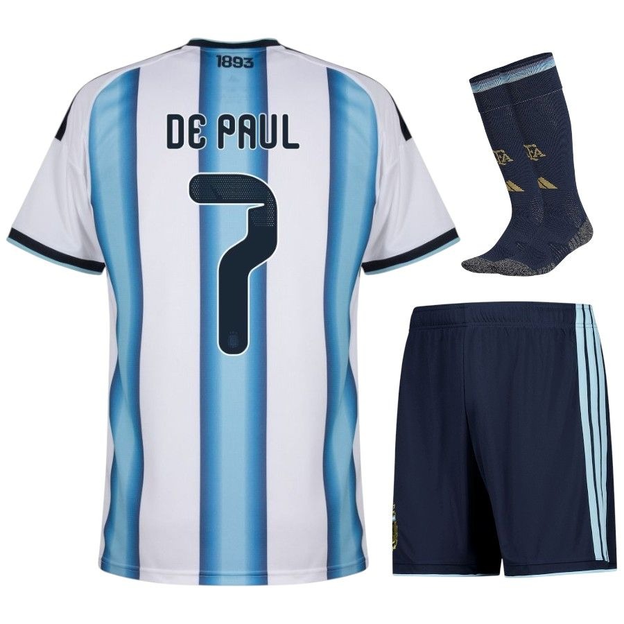 Maillot Argentine 3 étoiles Enfant Domicile 2026 2027