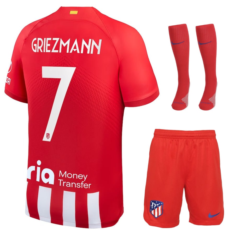 Maillot Kit Enfant Atletico Madrid Domicile 2024 2025