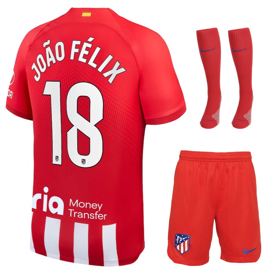 Maillot Kit Enfant Atletico Madrid Domicile 2024 2025