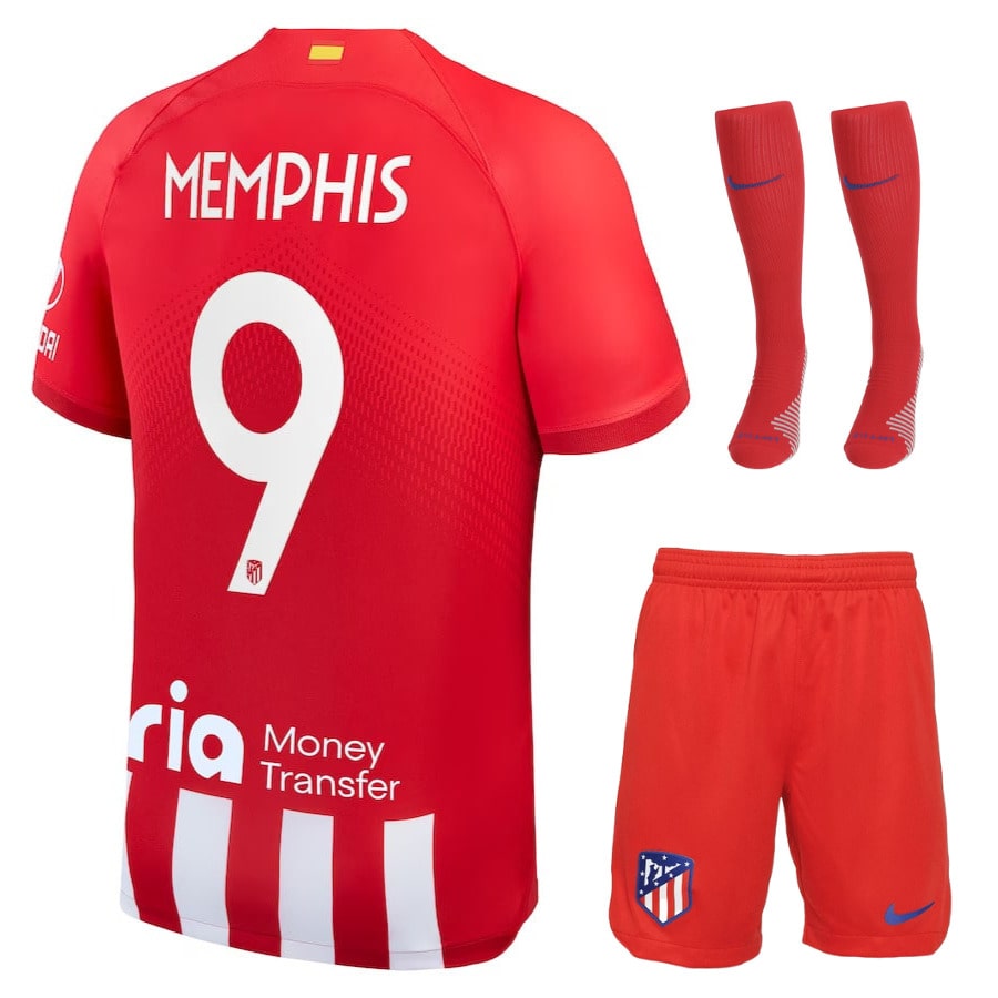 Maillot Kit Enfant Atletico Madrid Domicile 2024 2025