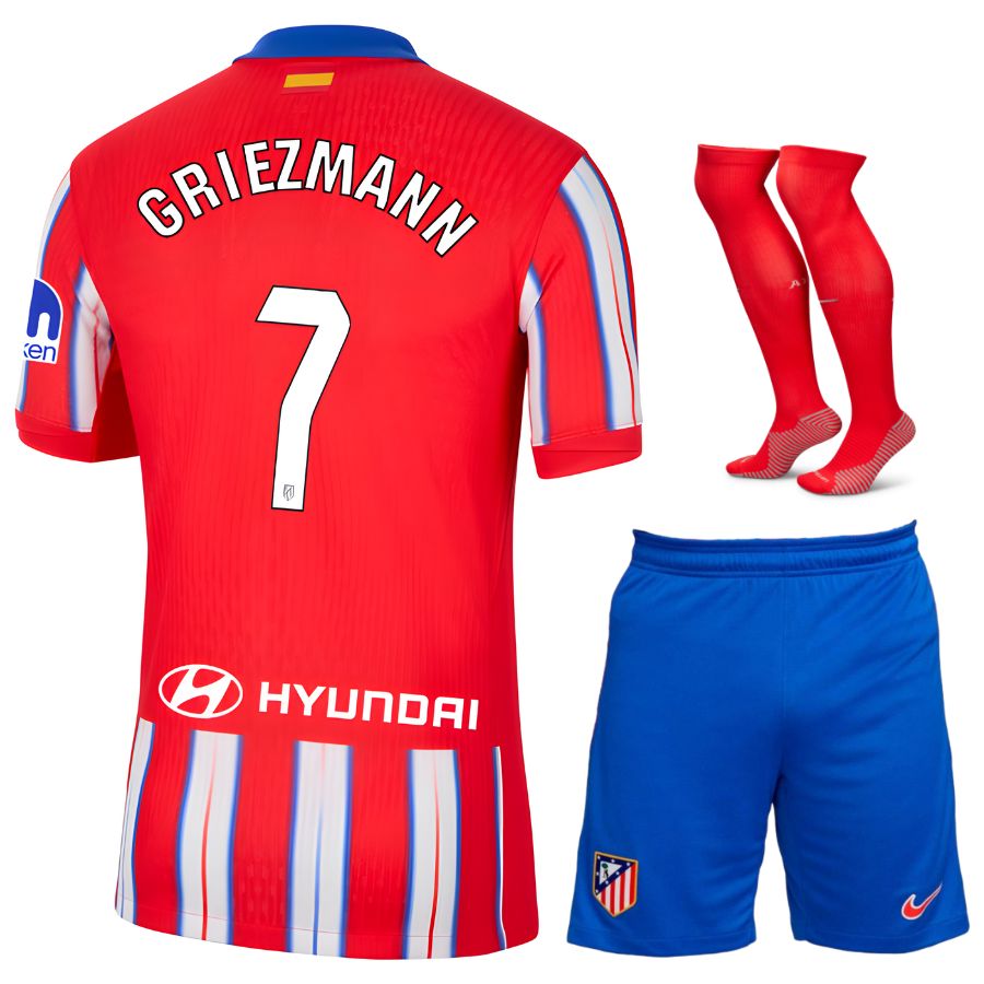 Maillot Kit Enfant Atletico Madrid Domicile 2024 2025