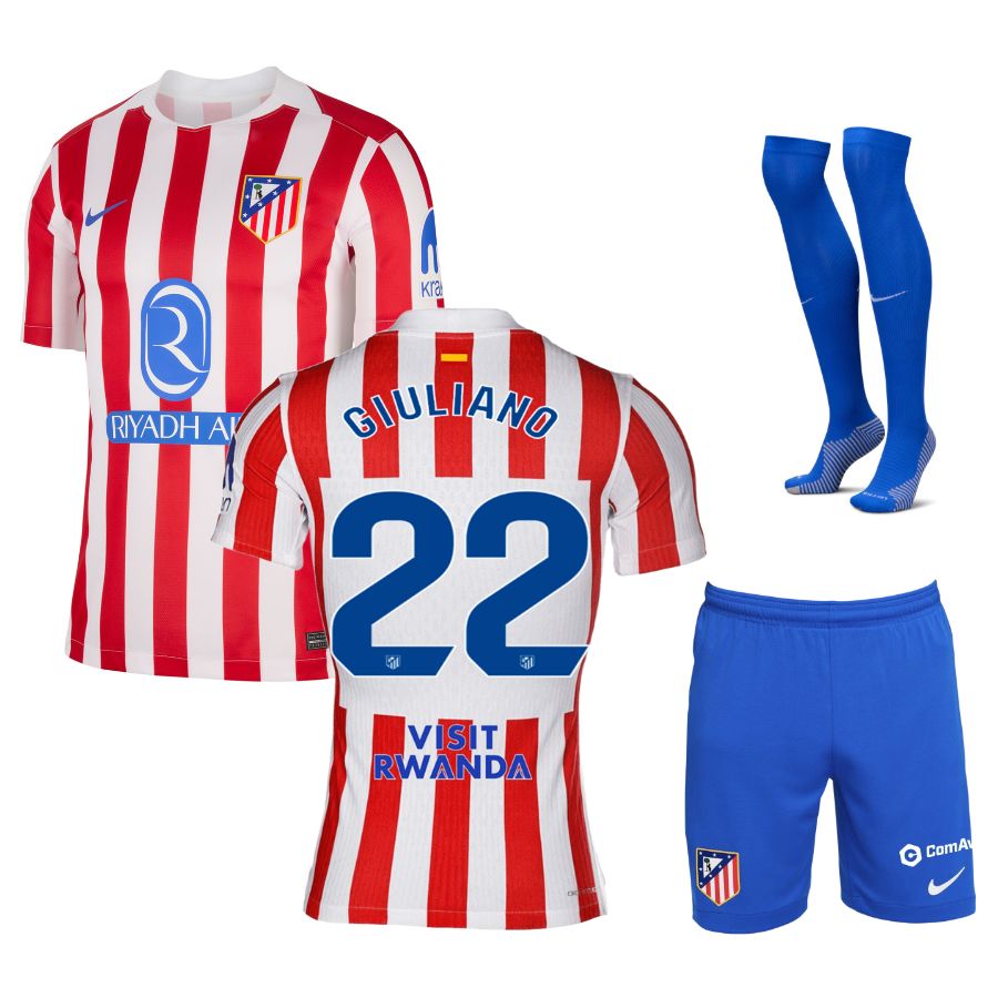 Maillot Kit Enfant Atletico Madrid Domicile 2025 2026