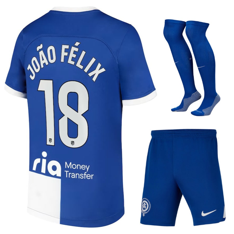 Maillot Kit Enfant Atletico Madrid Exterieur 2024