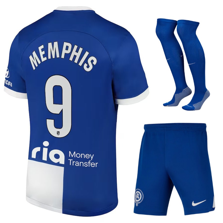 Maillot Kit Enfant Atletico Madrid Exterieur 2024