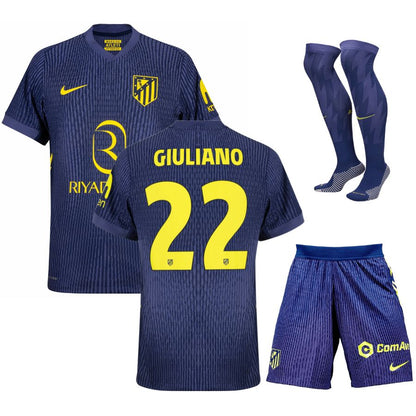 Maillot Kit Enfant Atletico Madrid Exterieur 2025 2026