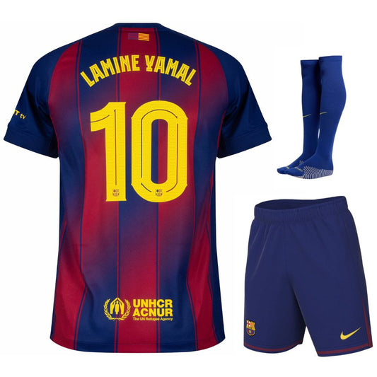 Maillot Kit Enfant Barca Lamine Yamal 10 Domicile 2025 2026