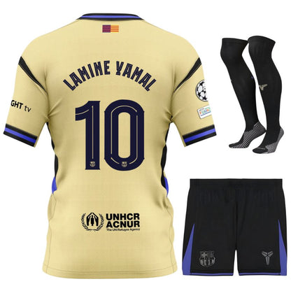 Maillot Lamine Yamal 10 Kit Enfant Barca Exterieur 2025 2026